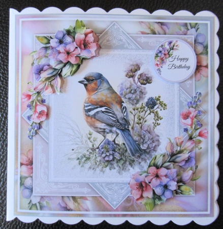 Watercolour Chaffinch Mini Page Kit by Davina Rundle