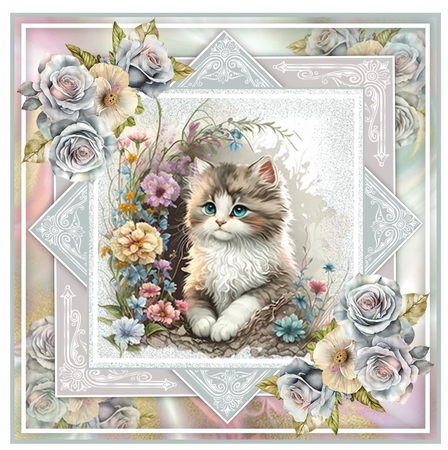 The Ragamuffin Kitten 02 Mini Page Kit by Davina Rundle