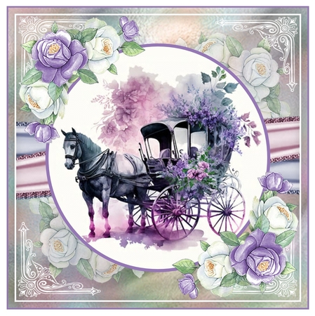 The Romantic Carriage Mini Page Kit by Davina Rundle