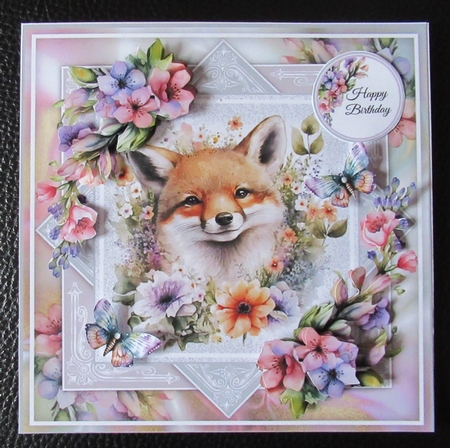Floral Fox Mini Page Kit by Davina Rundle