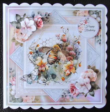 Floral Bees Mini Page Kit by Davina Rundle