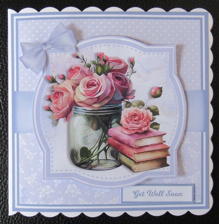 PINK AND PRETTY FLOWER JARS by Davina Rundle