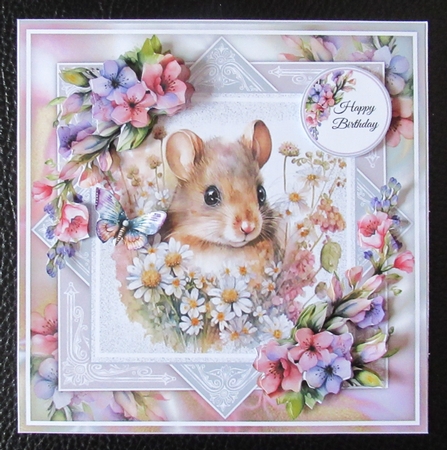 Floral Mouse Mini Page Kit by Davina Rundle