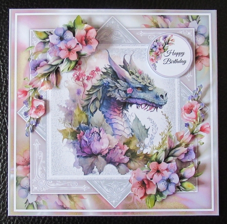 The Floral Dragon Mini Page Kit by Davina Rundle