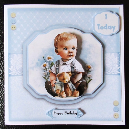 Little lad and his tedd by Davina Rundle