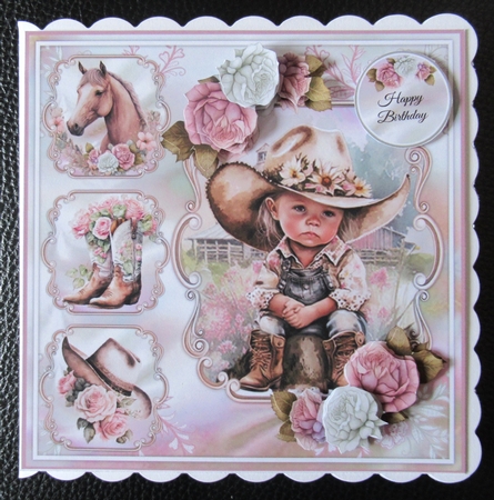 Just A Cowgirl At Heart 02 Mini Page Kit by Davina Rundle