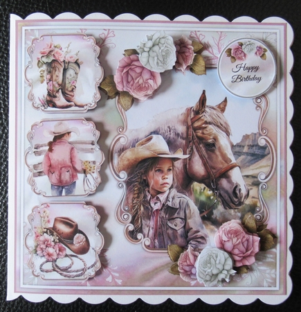 Just A Cowgirl At Heart 05 Mini Page Kit by Davina Rundle