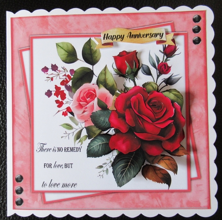 8x8 Mini Kit, Beautiful Roses For Love  by Davina Rundle