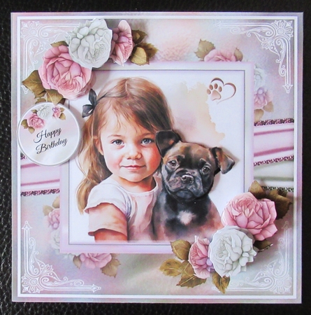Girls And Their Dogs 03 Mini Page Kit by Davina Rundle