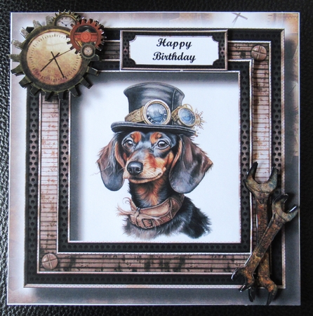 Steampunk Animals - Dachshund by Davina Rundle