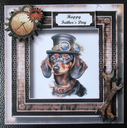Steampunk Animals - Dachshund by Davina Rundle