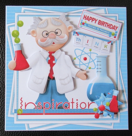 8x8 future scientist birthday mini kit by Davina Rundle