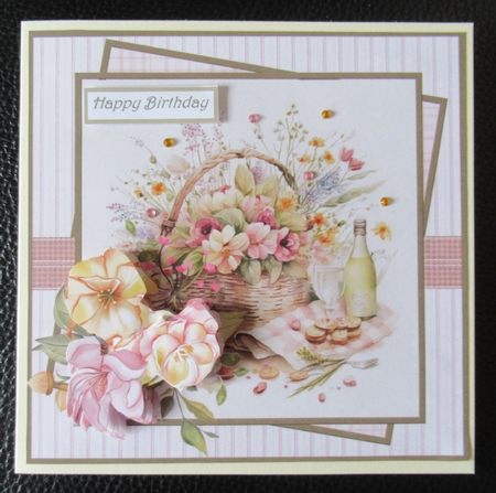 Spring picnic 7x7 by Davina Rundle