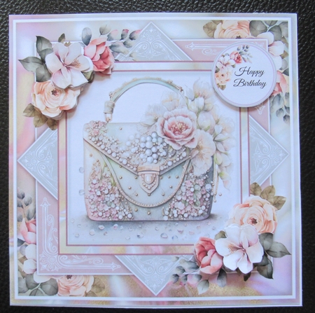 Floral Handbag Mini Page Kit by Davina Rundle