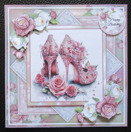 Floral Heels Mini Page Kit by Davina Rundle