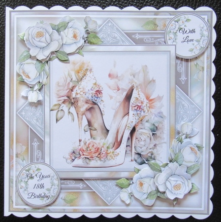 Floral Heels 02 Mini Page Kit by Davina Rundle