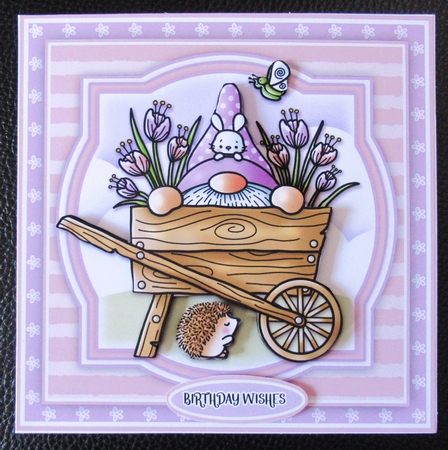 Wheel Barrow Gnome Mini Kit by Davina Rundle