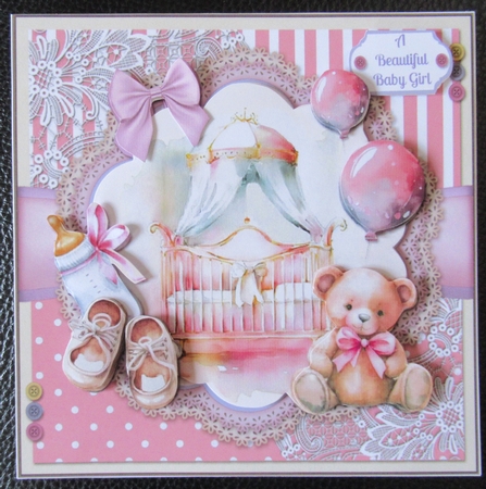 Baby Girl Welcome by Davina Rundle