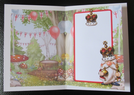 Coronation Gnome Insert by Davina Rundle