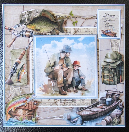 Gone Fishing Mini Page Kit by Davina Rundle