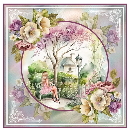 Spring Garden Mini Page Kit by Davina Rundle