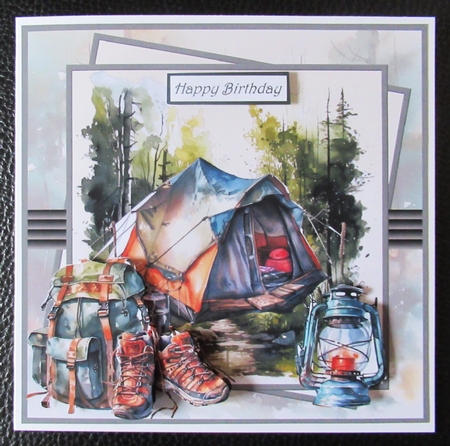Camping trip 7x7 by Davina Rundle