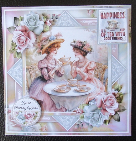 Tea With Friends 03 Mini Page Kit by Davina Rundle