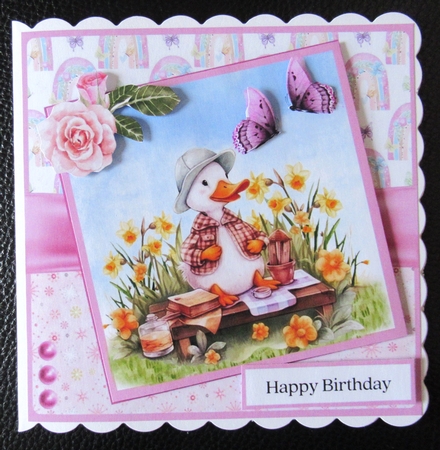 Picnic Time - Inc. 4 Toppers (7x7 inch) by Davina Rundle