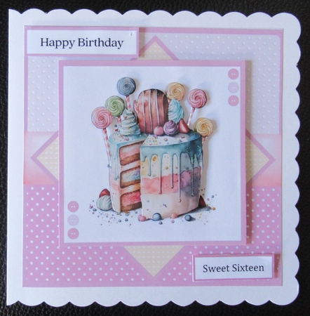 Birthday Cakes  #1 (inc. 5 Toppers) by Davina Rundle