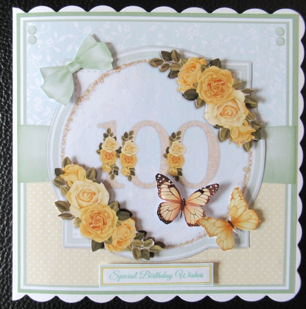 YELLOW ROSE BIRTHDAY by Davina Rundle