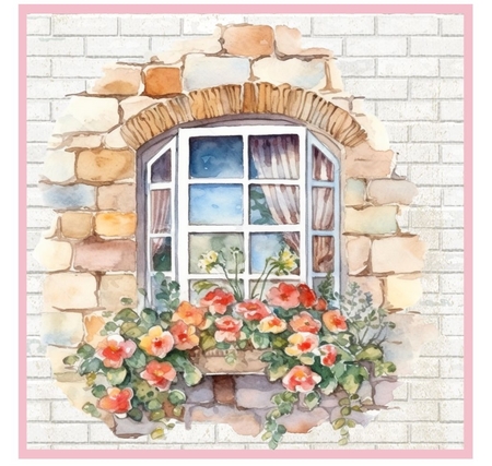 Floral Windows by Davina Rundle