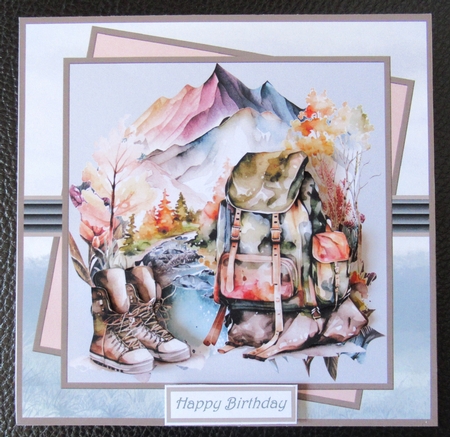 Hiking in the mountains 7a7 by Davina Rundle