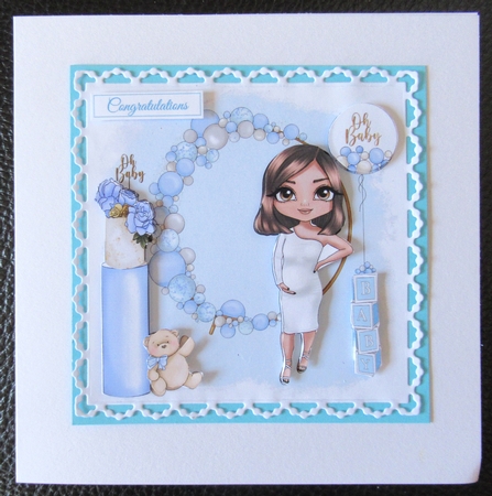 Baby shower/gender reveal bumper kit by Davina Rundle