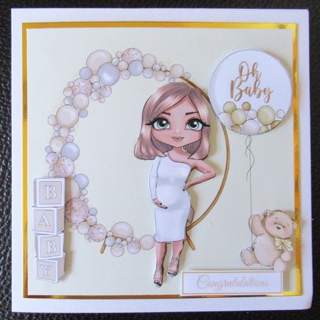 Baby shower/gender reveal bumper kit by Davina Rundle