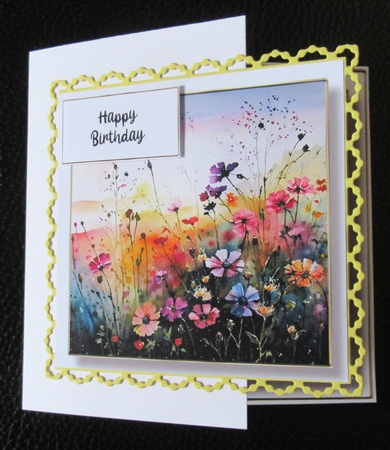 Simple Wildflower Field 1 by Davina Rundle