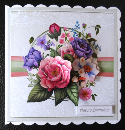 Mixed flowers 7x7 by Davina Rundle