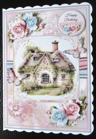 Shabby Chic Rose Cottage 02 Mini Page Kit by Davina Rundle