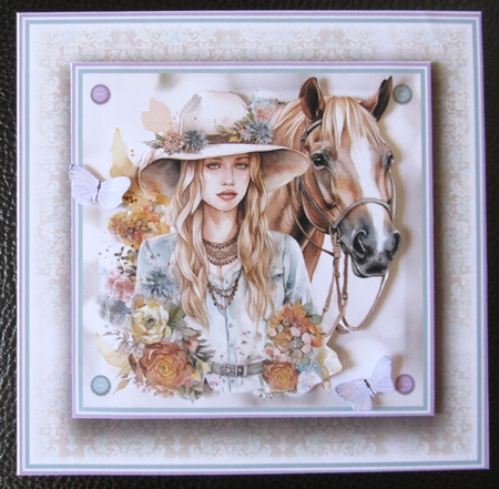 Western Whimsical  Complete 6 Topper Kit  by Davina Rundle