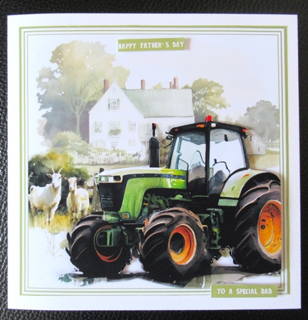 Green Tractor by Davina Rundle