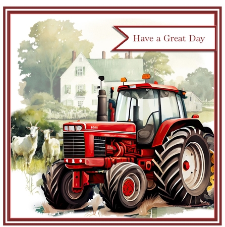 Red Tractor by Davina Rundle