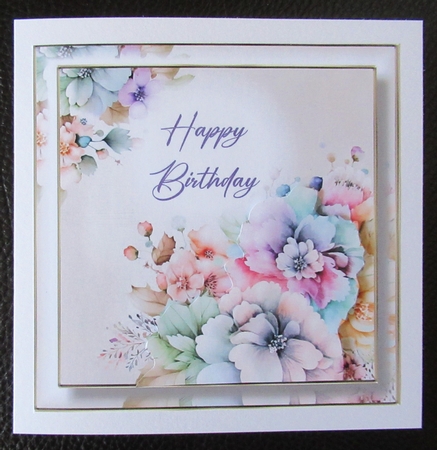 Pastel Floral Birthday Words & No Words Bumper Kit by Davina Rundle