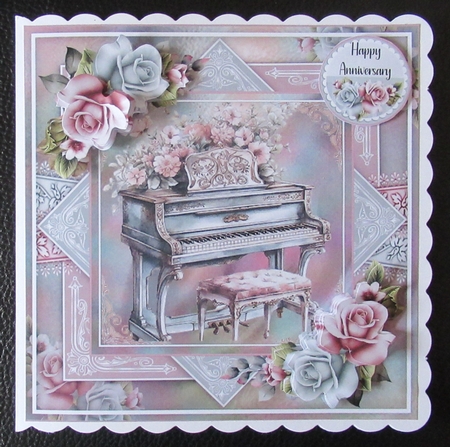 Floral Piano Mini Page Kit by Davina Rundle