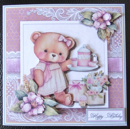 Birthday Bear Complete Mini Kit One  by Davina Rundle
