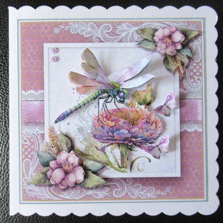 The dragonfly and the flower Complete Mini Kit  by Davina Rundle