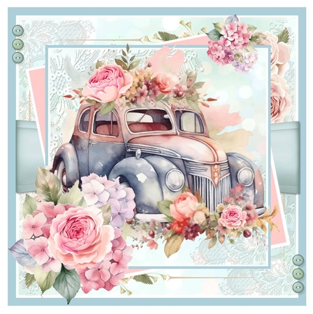 The Brides Car by Davina Rundle