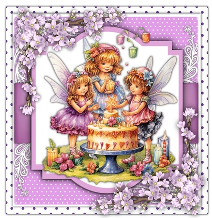 8x8 Mini Kit, Beautiful Fairys Birthday by Davina Rundle