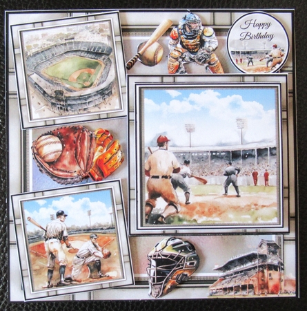 Baseball Mini Page Kit by Davina Rundle