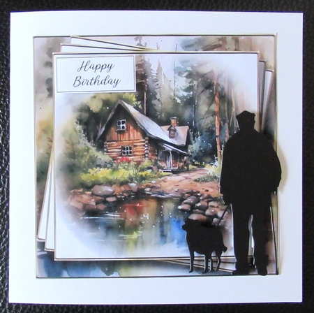Rustic Riverside Cabin 3 by Davina Rundle
