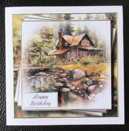 Rustic Riverside Cabin 5 by Davina Rundle