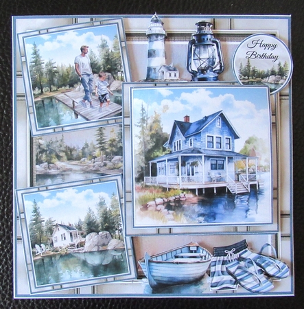 A Day At The Lake Mini Page Kit by Davina Rundle